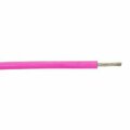 Sequel Wire & Cable 18 AWG, UL 1007 Lead Wire, 16 Strand, 105C, 300V, Tinned copper, PVC, Pink, Sold by the FT F180411210